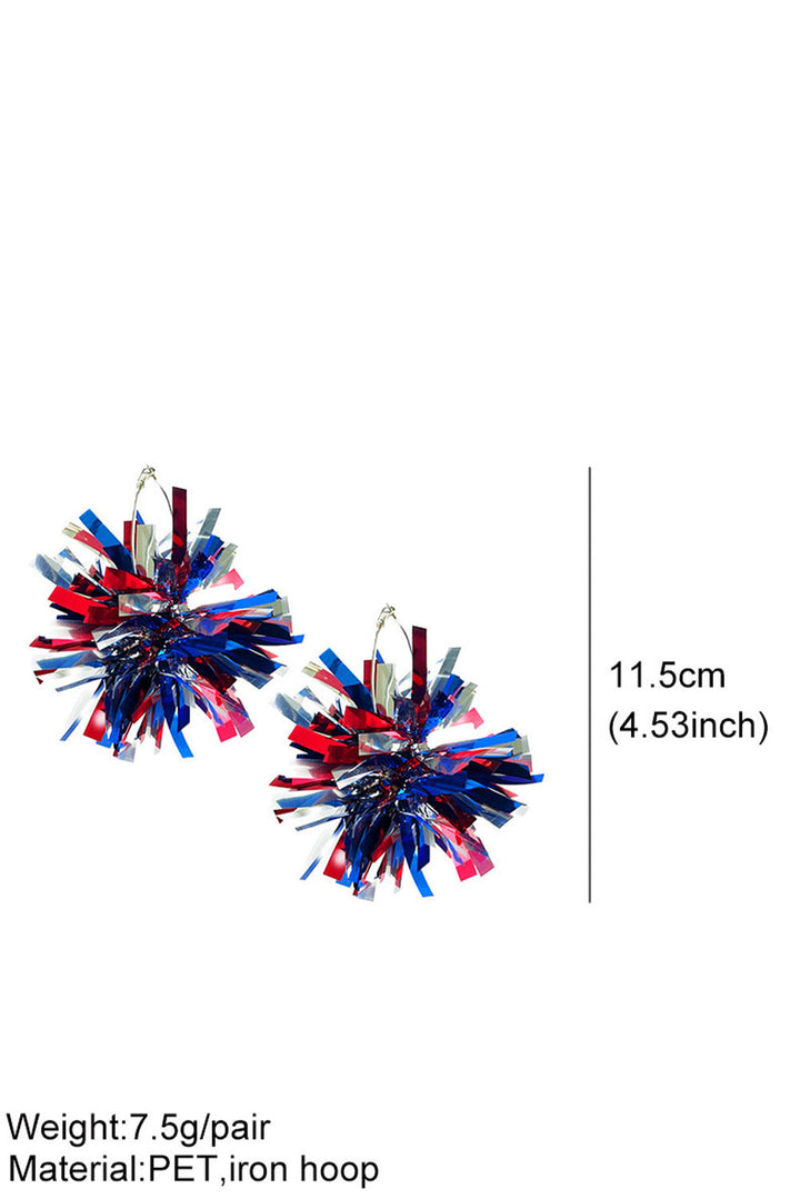 Boucles d'oreilles en guirlandes pour la célébration du 4 juillet