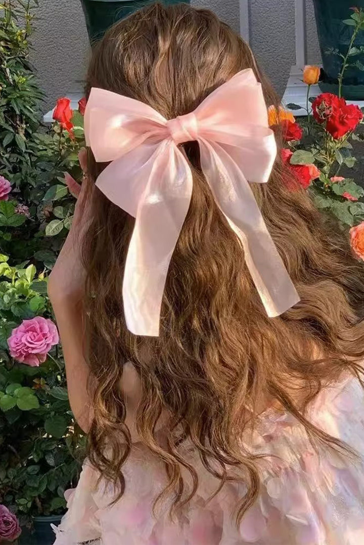 Gauze Bowknot Hair Clip