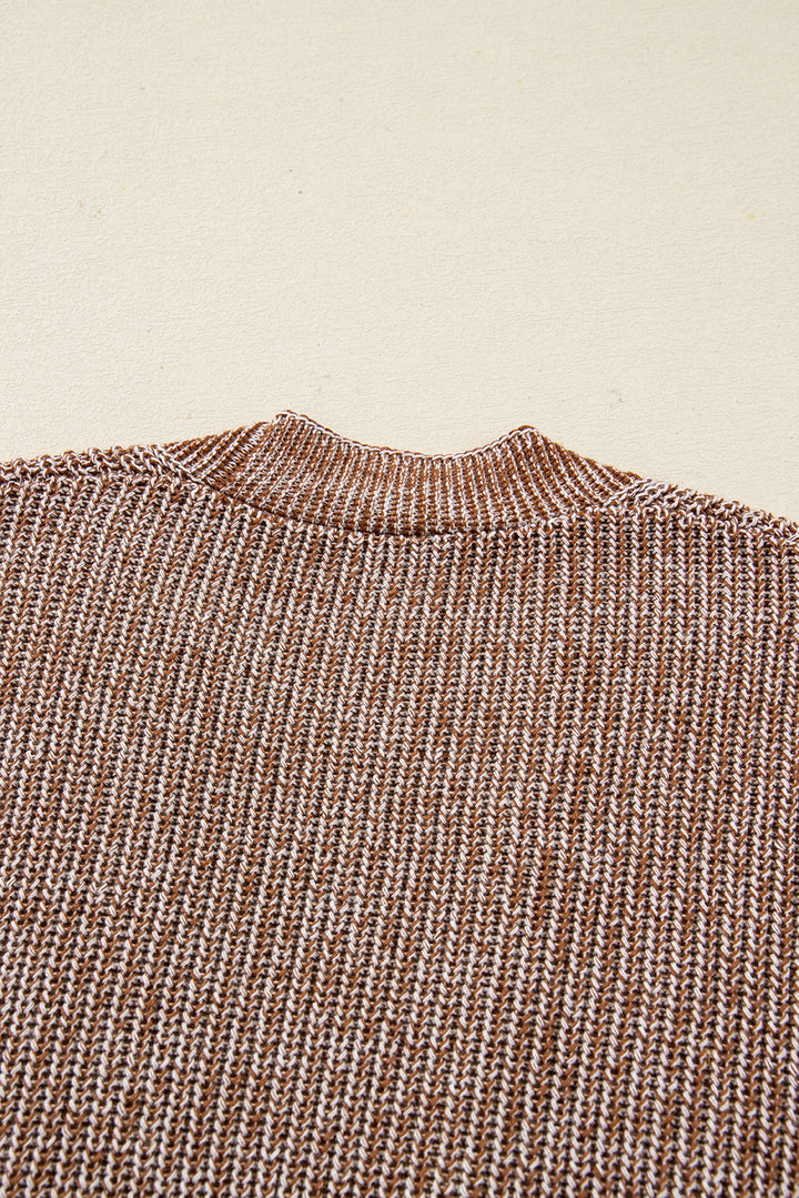 Straw Yellow Solid Open Knit Cardigan with Pockets