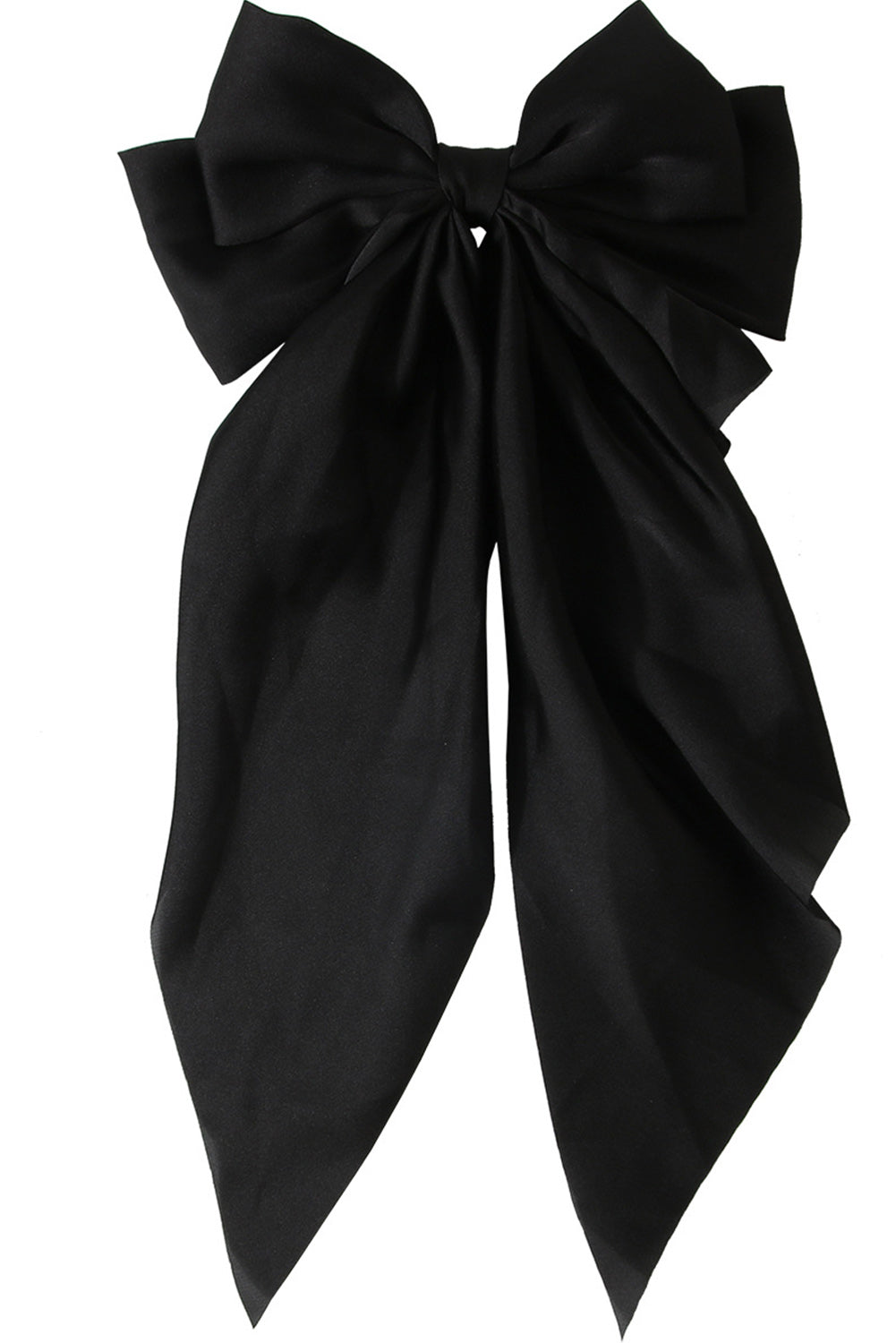 Oversized Ribbon Bowknot Satin Hair Clip