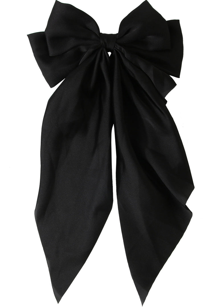 Oversized Ribbon Bowknot Satin Hair Clip