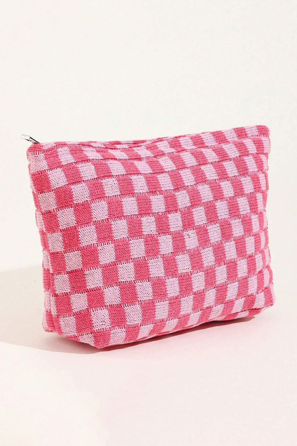Trousse de maquillage à carreaux 