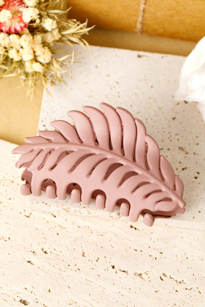 Pince à cheveux tendance à grandes feuilles