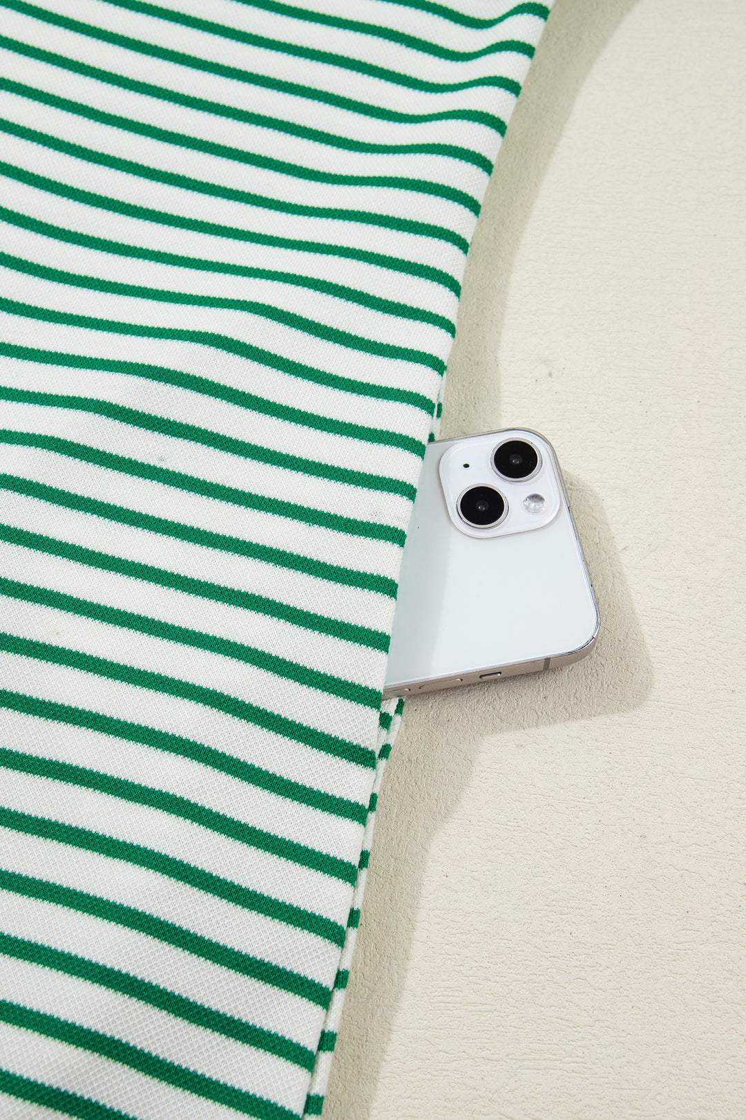 Quarter Zip Polo Collar T Shirt Dress with Pockets