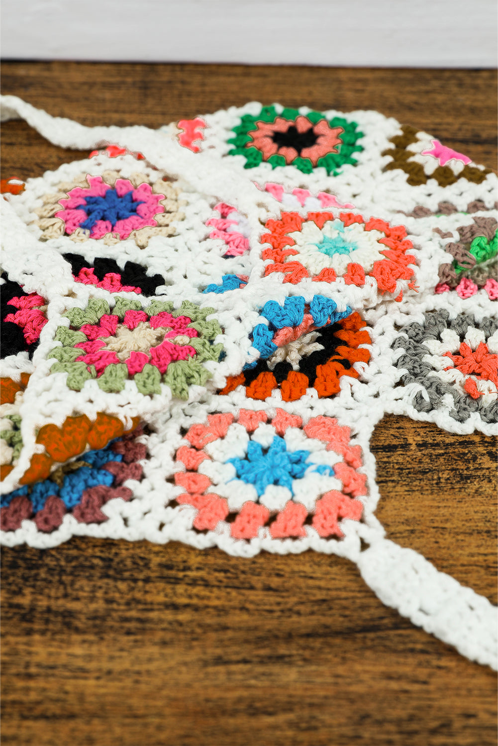 Random Boho Floral Crochet Retro Hollowed Bag