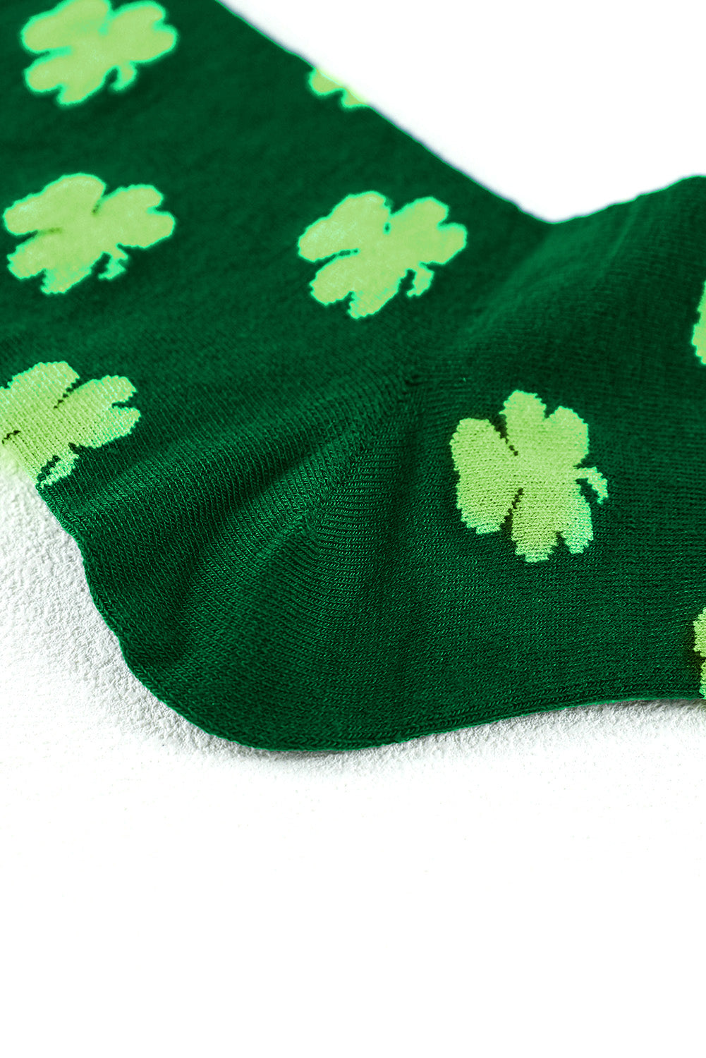 Schlauchsocken mit St. Patricks Kleeblatt-Print