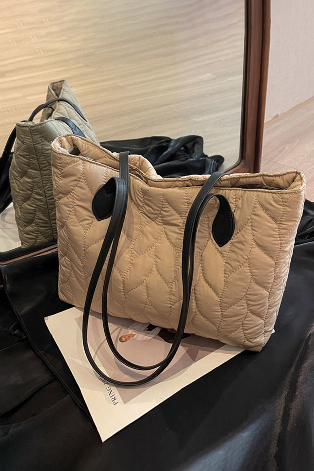 Leafy Quilted Fashion One Shoulder Bag