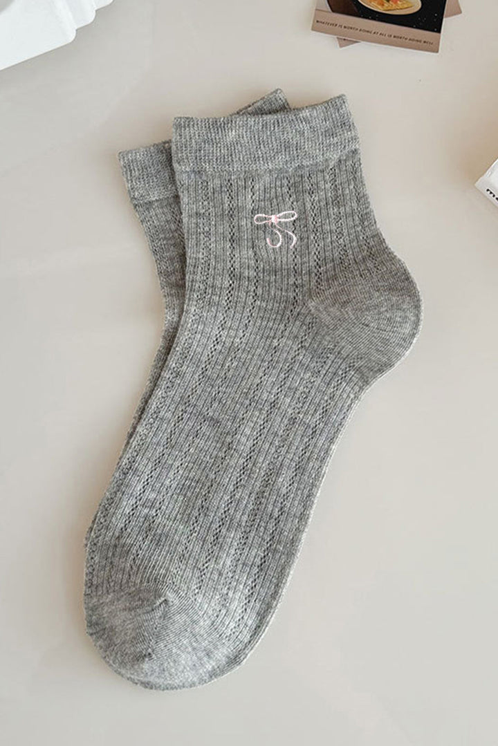 Knöchelsocken mit Schleife