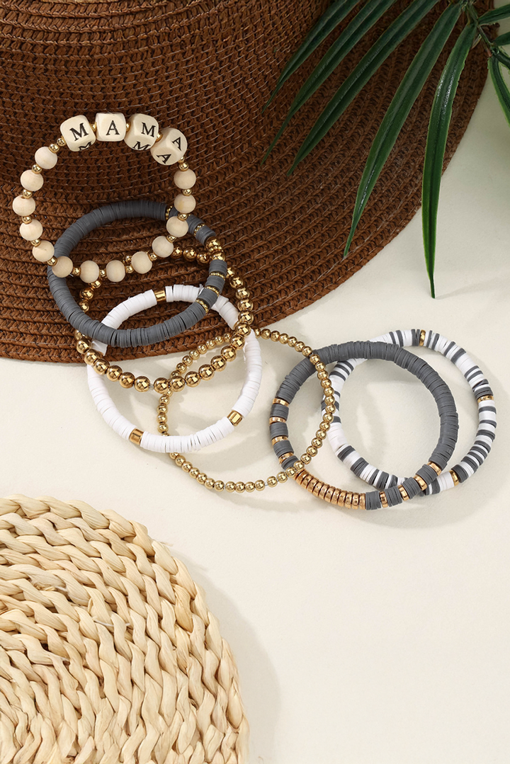 MAMA Perlenarmband mit mehreren Lagen