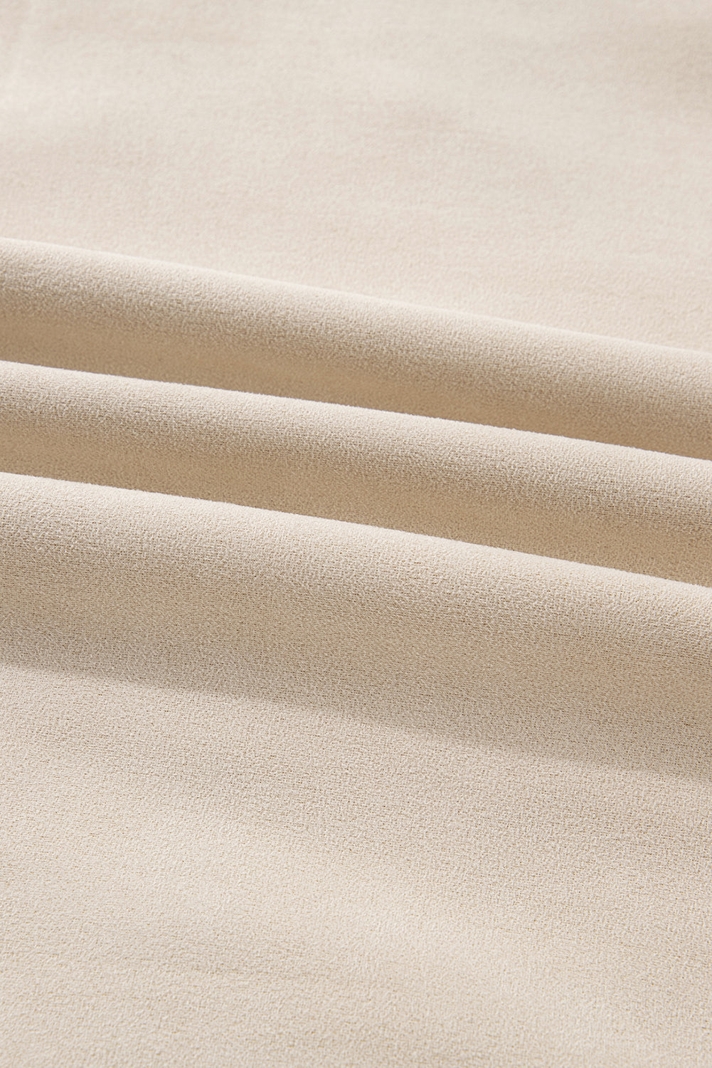 Parchment Suede Sherpa Lined Western Loose Jacket