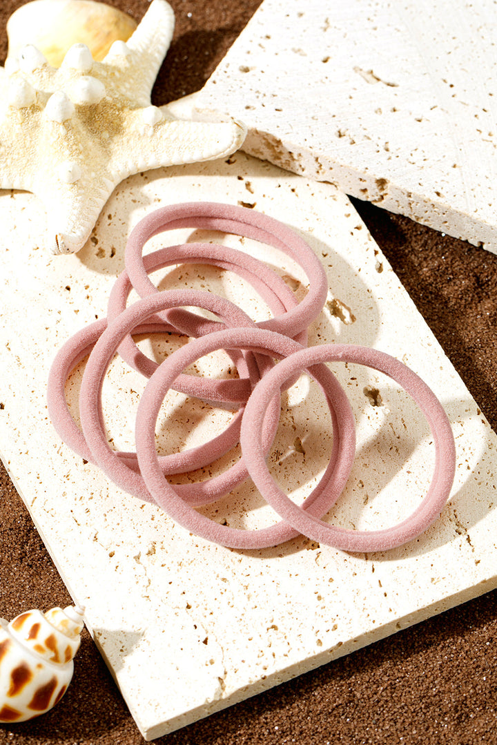 Solid Color Minimalist Hair Tie Accessory