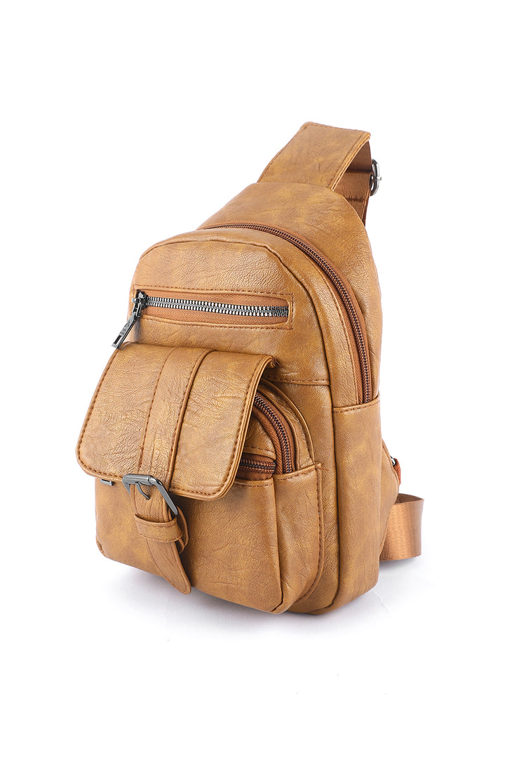 Sac bandoulière vintage multi-poches