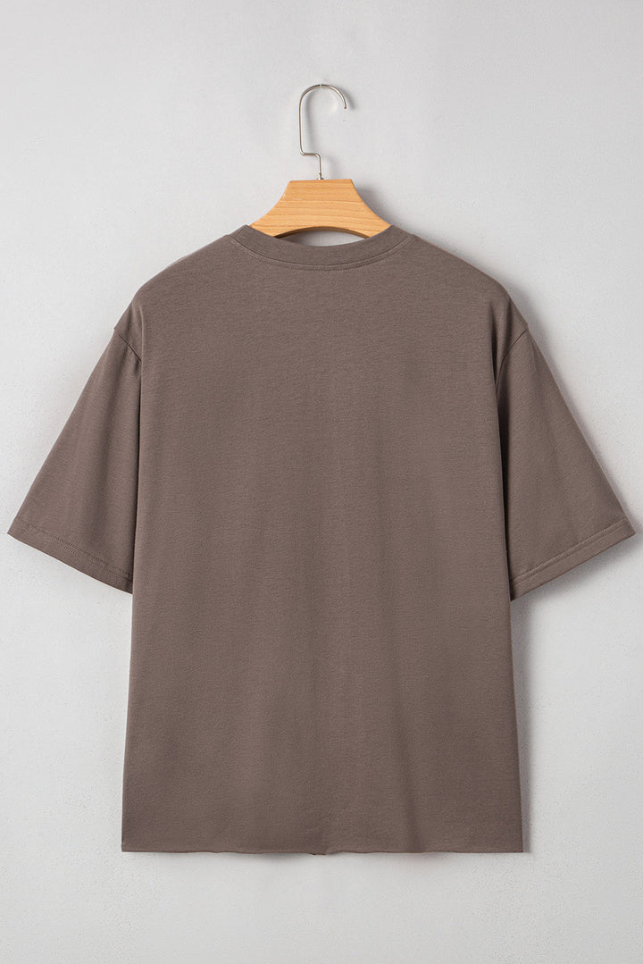 honky tonk honey graphic crew neck western fashion tee
