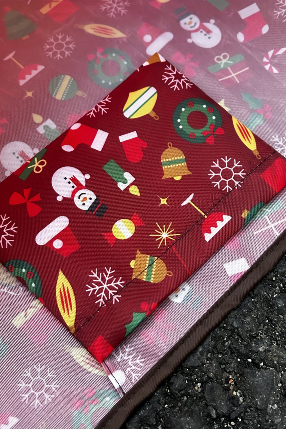 Large Foldable Christmas Holiday Reusable Oxford Bag
