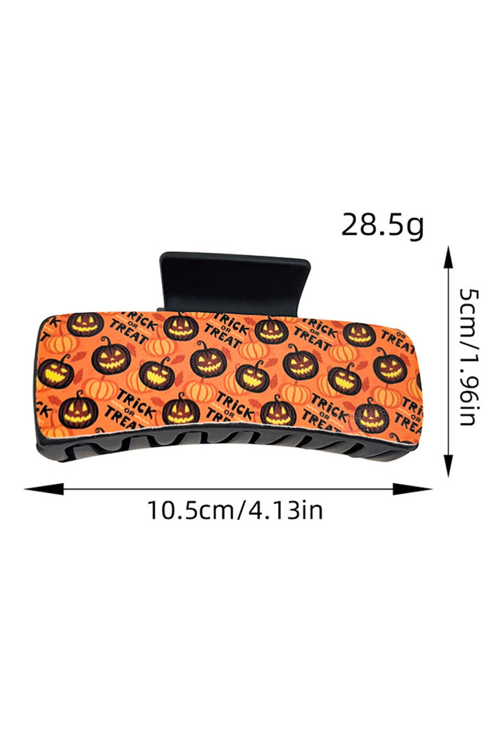 Trick or Treat Halloween Print Hair Clip