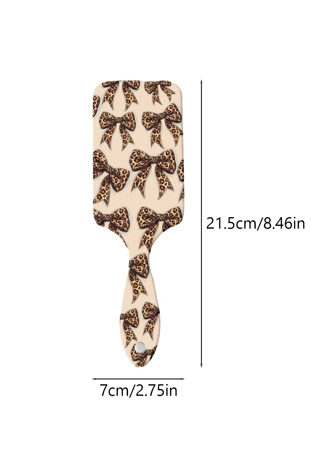 Leopard Bow Print Air Cushion Comb
