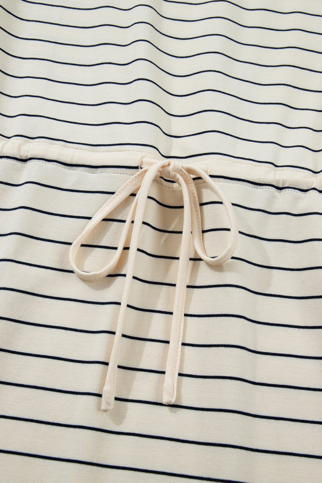 Drawstring Tunic Tank Mini Dress with Pockets