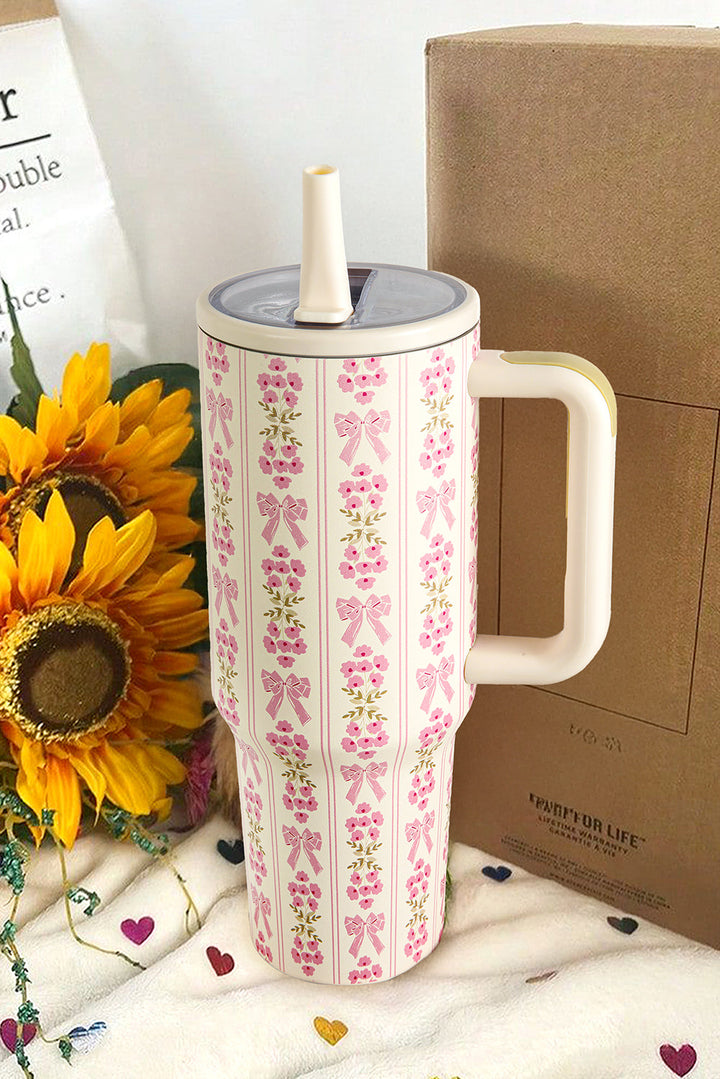 Gobelet à paille avec imprimé floral Sweet Bow, 1 134 g