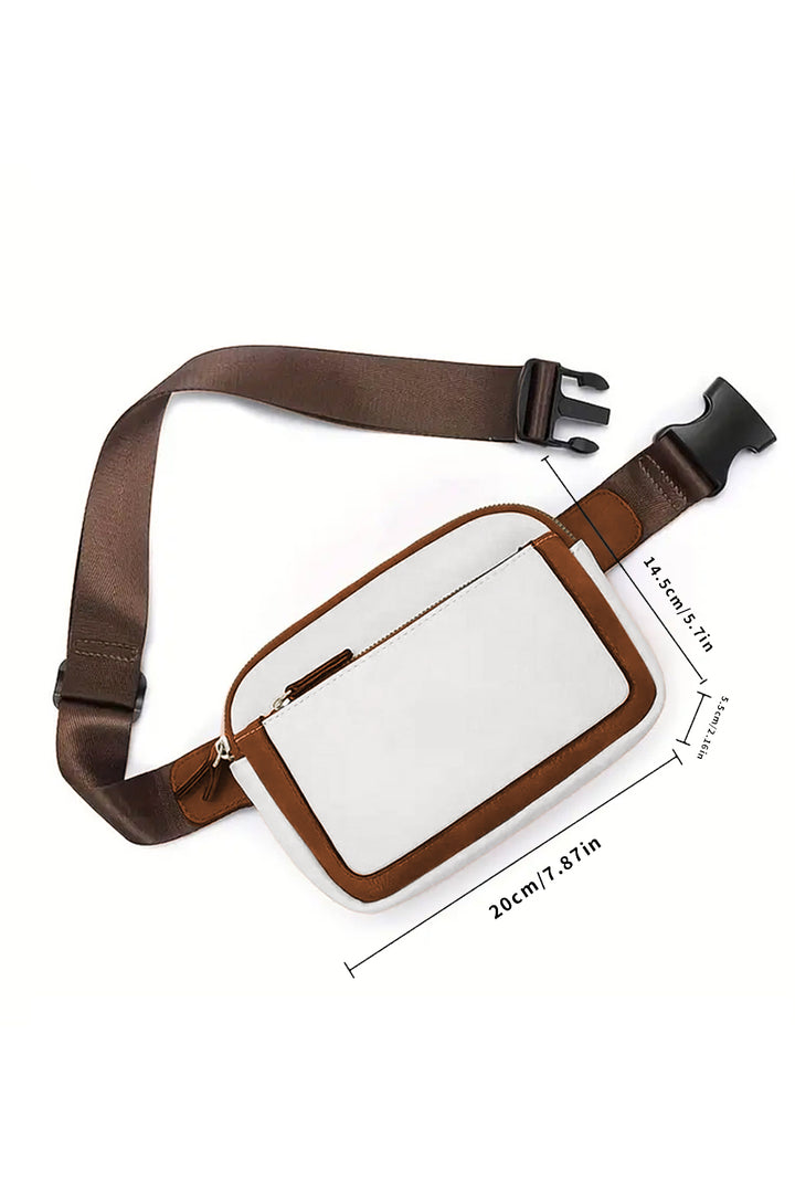 Adjustable Strap Mini PU Leather Crossbody Bag