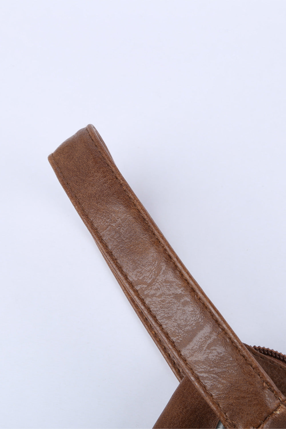 Vintage Leather Oversized Clutch Bag