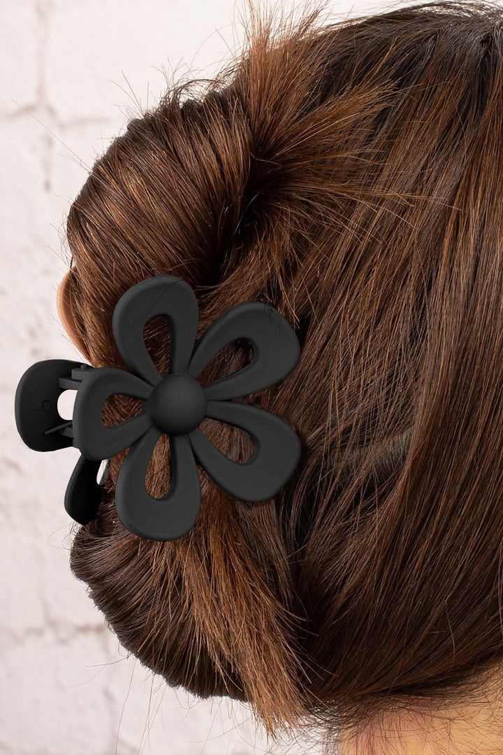 Sweet Hollowed Flower Shape Claw Clip