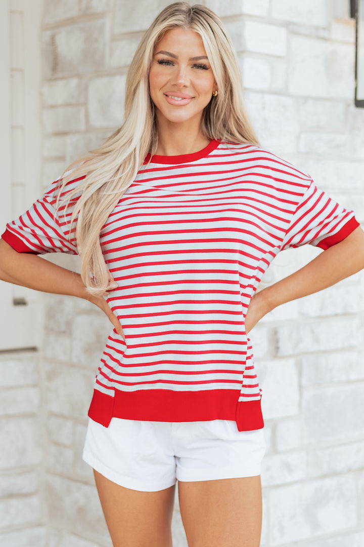 Drop Shoulder Half Sleeve T Shirt