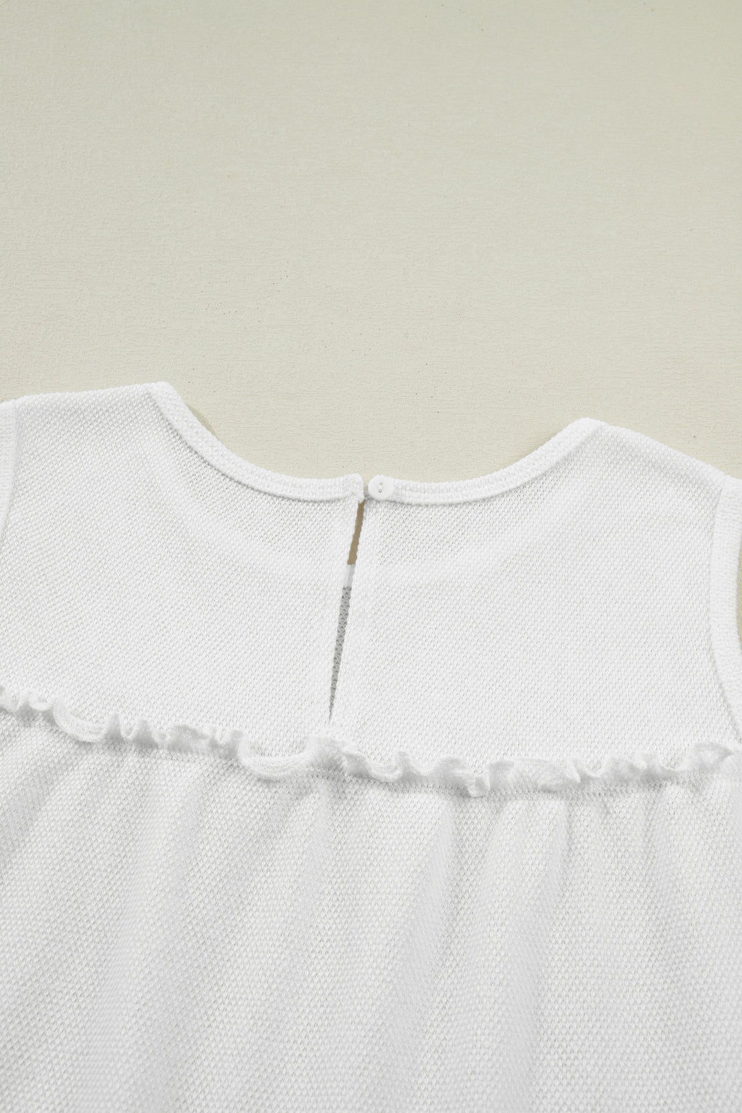 Tiered Frill Trim A-line Tank Top