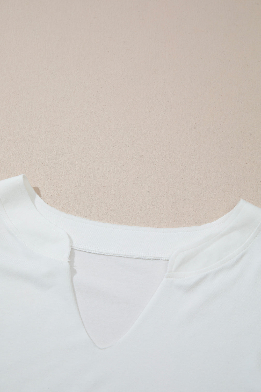 White Striped Colorblock V Neck Shift Long Sleeve Plus Size Blouse
