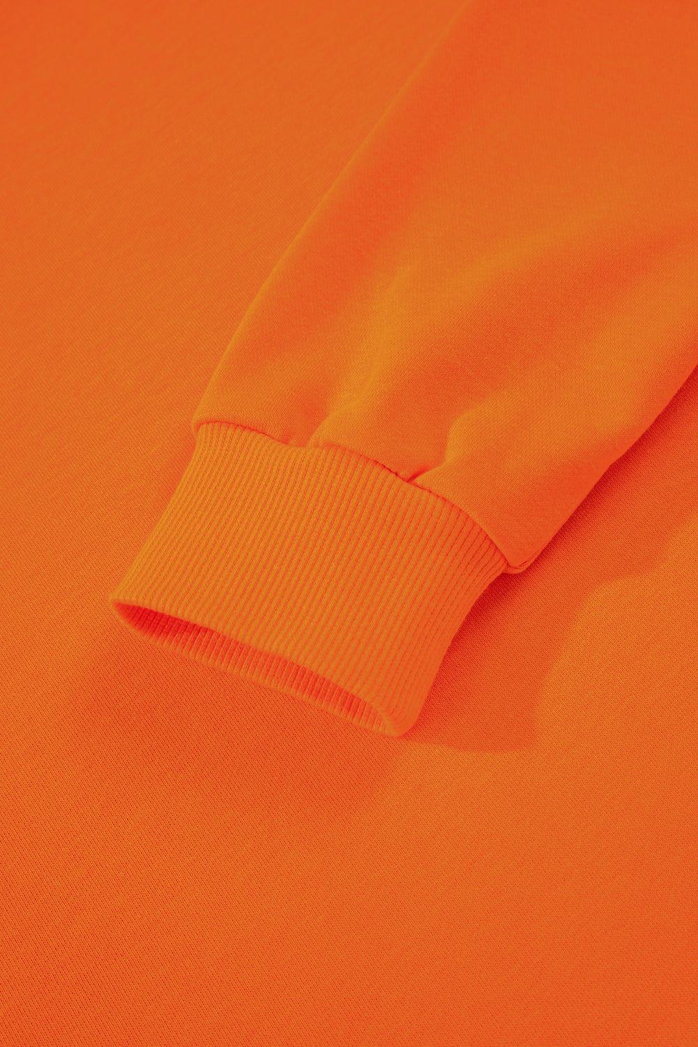 Orange Varsity Stripe Detail Pullover Mini Skort Set
