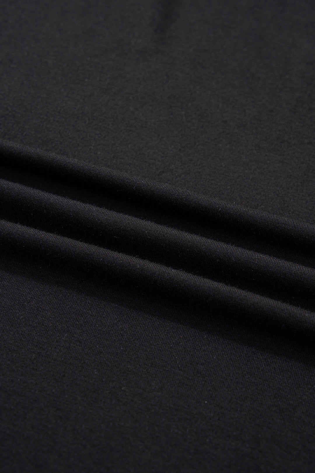 Black Solid Color Oversize Tee Tie Wrap Mini Skort 2pcs Set