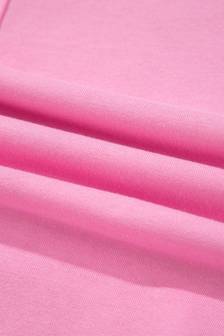 Sachet Pink Zip-up One Piece Long Sleeve Hoodie