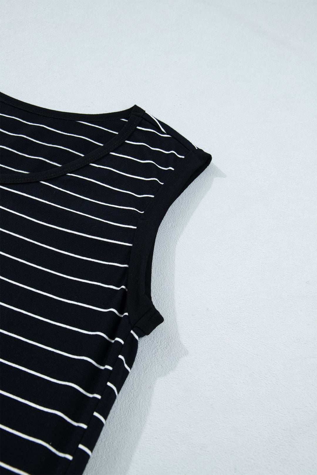 Drawstring Tunic Tank Mini Dress with Pockets