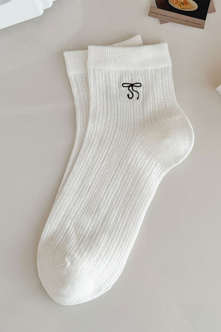 Knöchelsocken mit Schleife