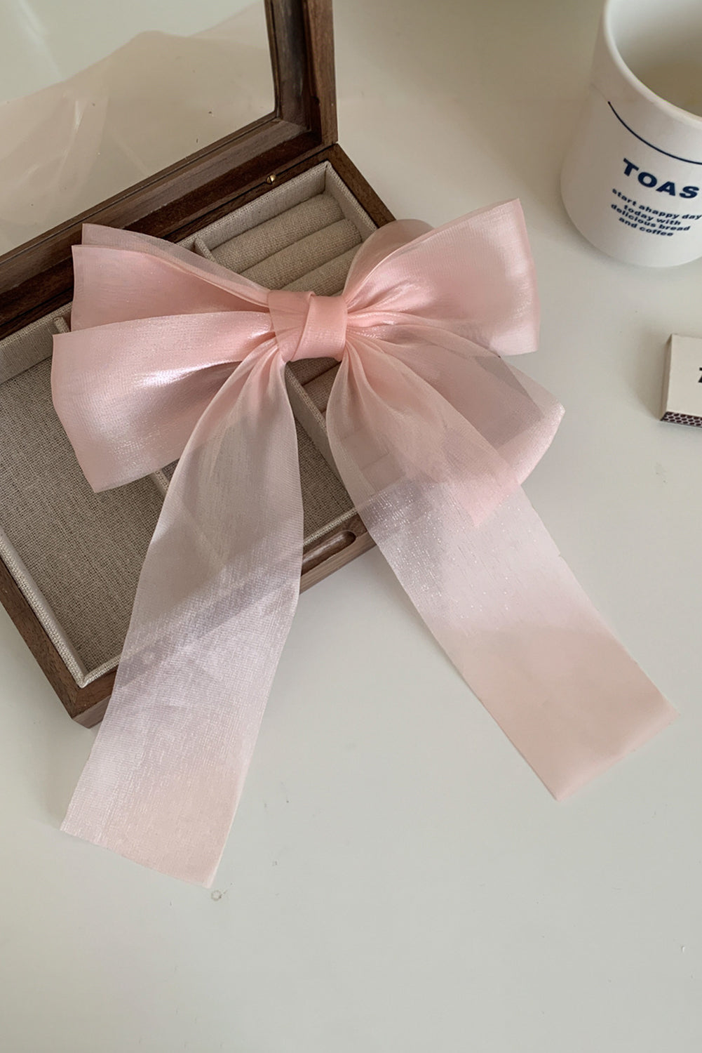 Gauze Bowknot Hair Clip