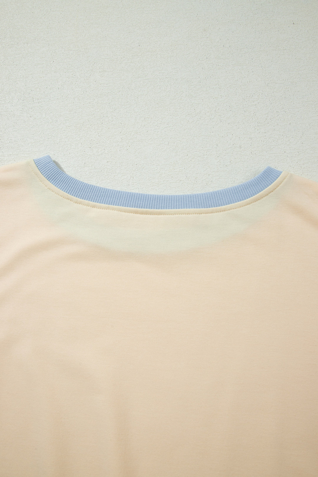 Apricot Colorblock Edge Drop Shoulder T Shirt and Skort 2Pcs Set