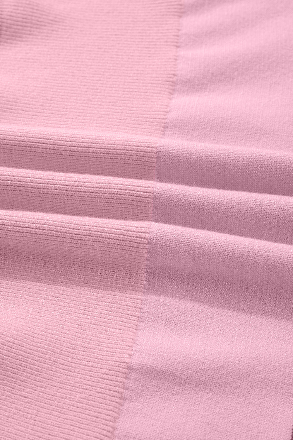 Pink Sequined HOLLY JOLLY Color Block Crew Neck Sweater