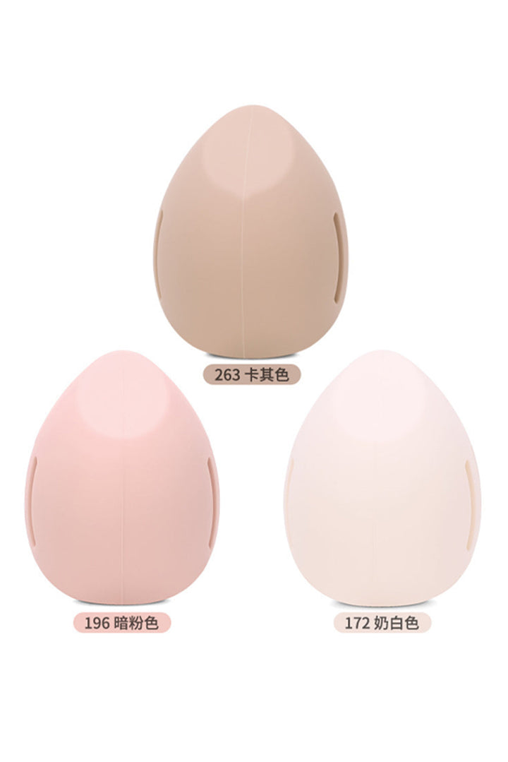 Nœud de rangement en silicone creux pour éponge de maquillage