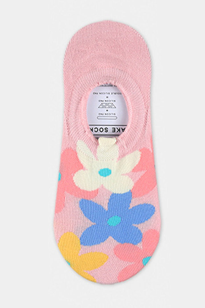 Niedliche Füßlinge mit Blumenmuster