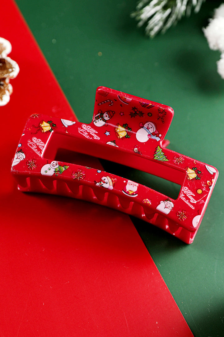 Pince à cheveux ajourée à motif de Noël