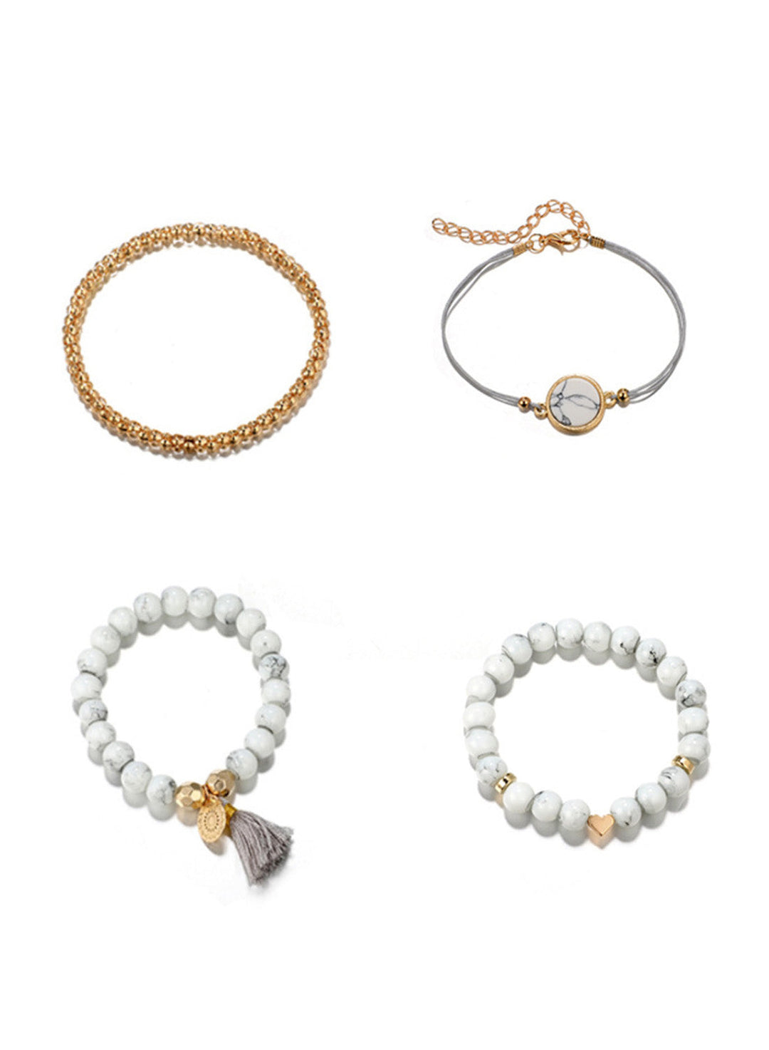 Marmor-Armband-Set
