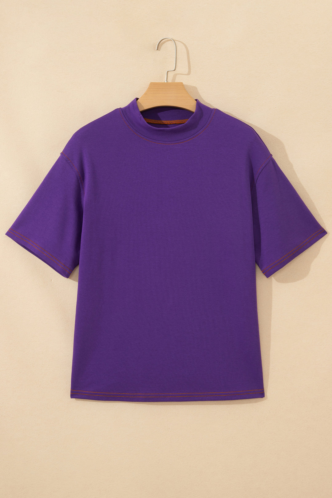 Reversible Contrast-Stitched T-Shirt