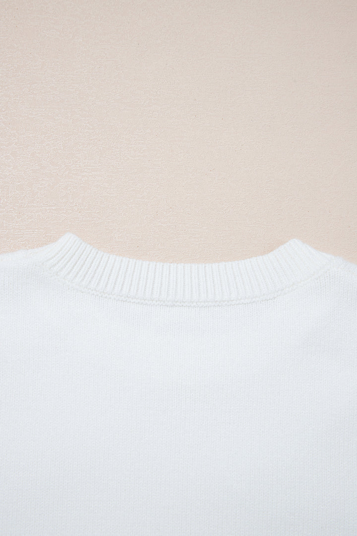 Tinsel Western Boots Horseshoe Star Knit Crew Neck Sweater