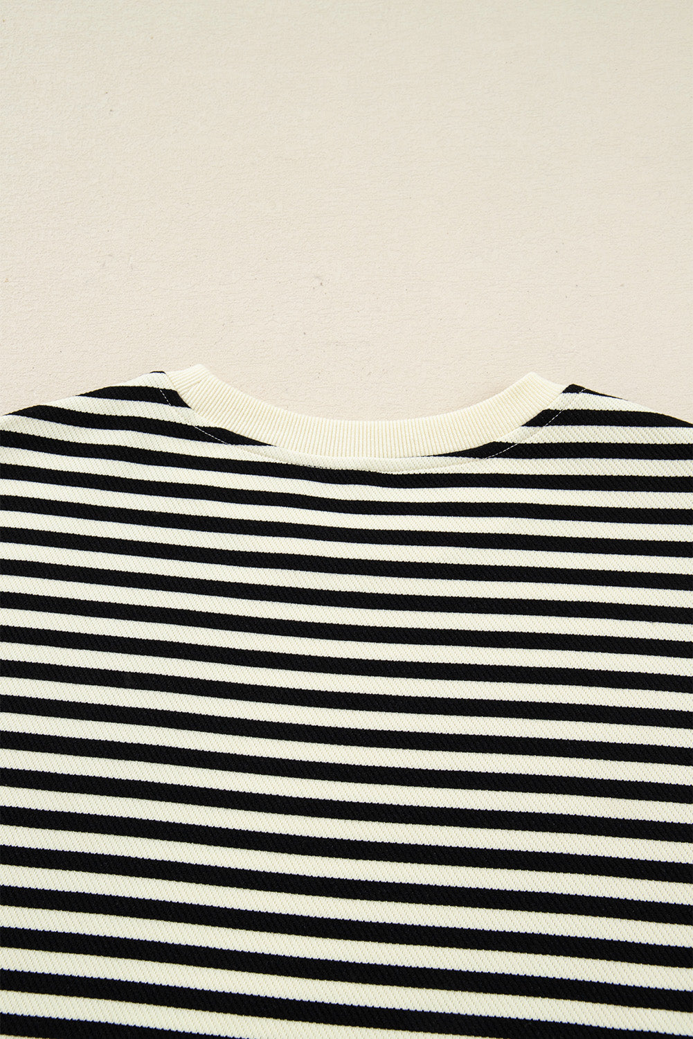 Black Stripe Textured Pullover Top Drawstring Mini Skort Two Piece Dress Set