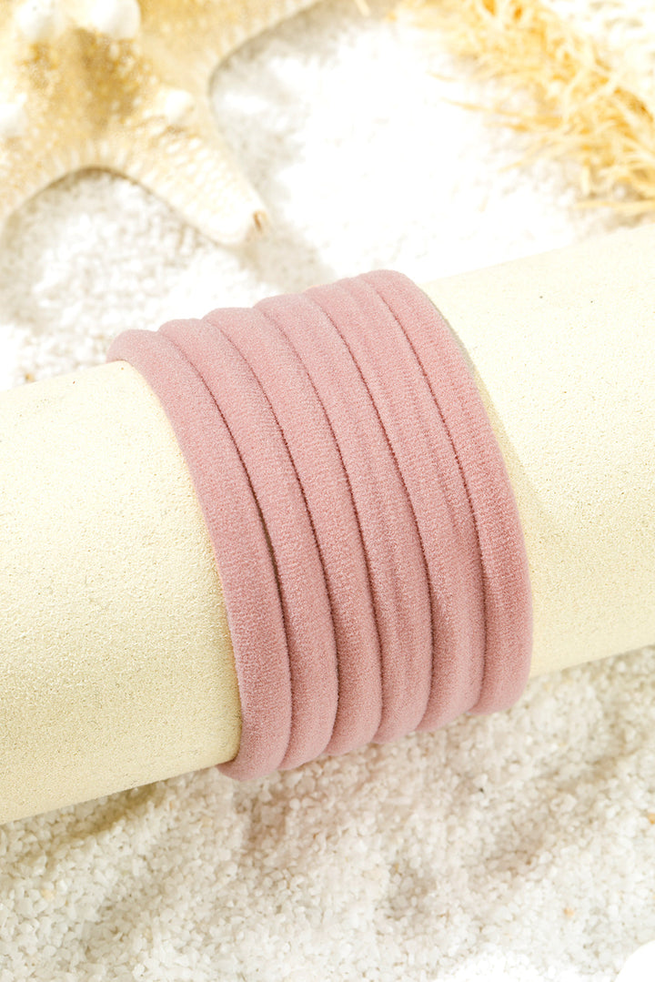 Solid Color Minimalist Hair Tie Accessory