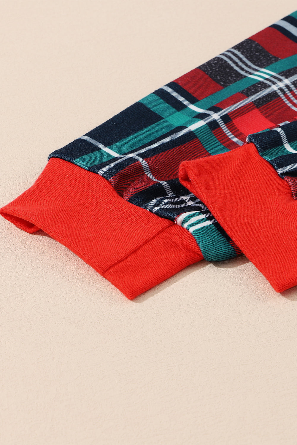 all is bright graphic christmas plaid pajamas set