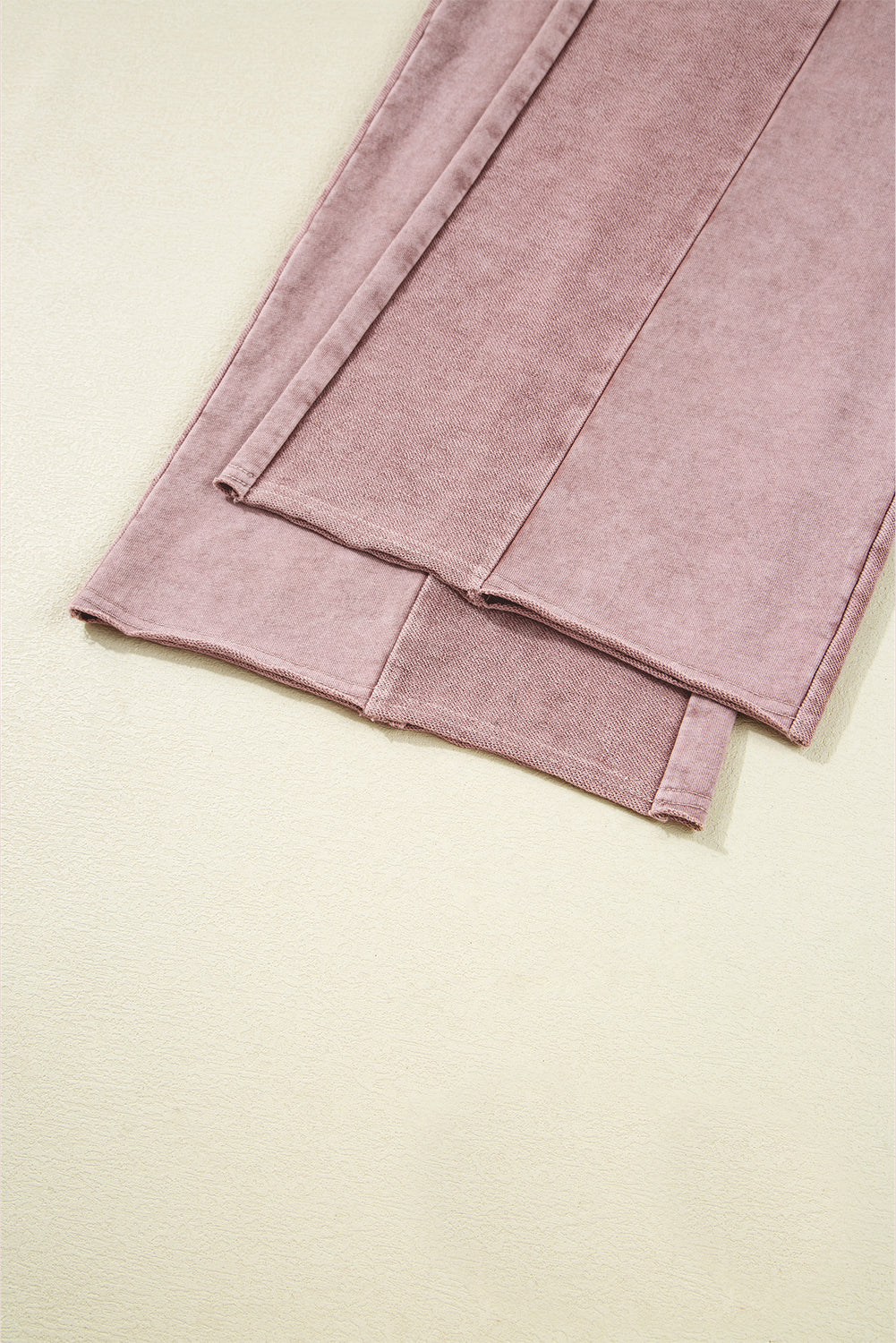 Careys Mineral Wash Tiered Wide Leg Patchwork Drawstring Pants