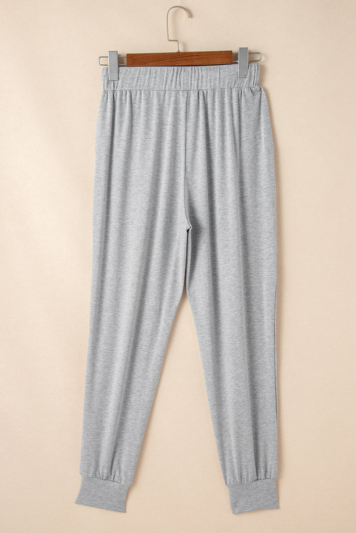 split long cardigan and skinny pants lounge set 2