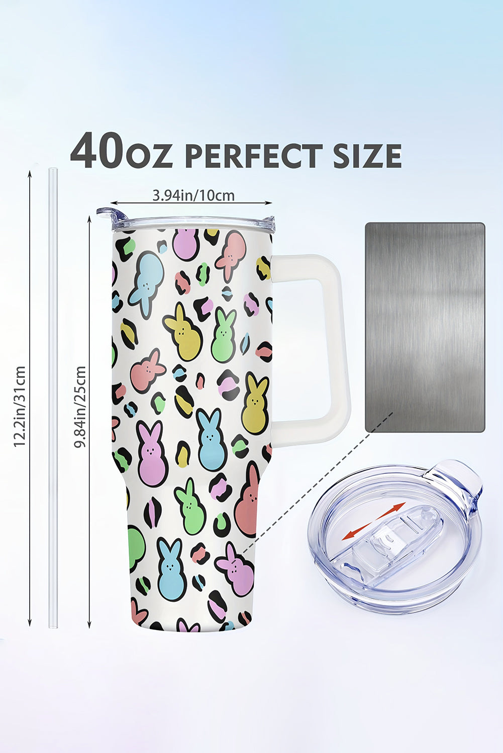 Easter Bunny Thermal Cup 40oz