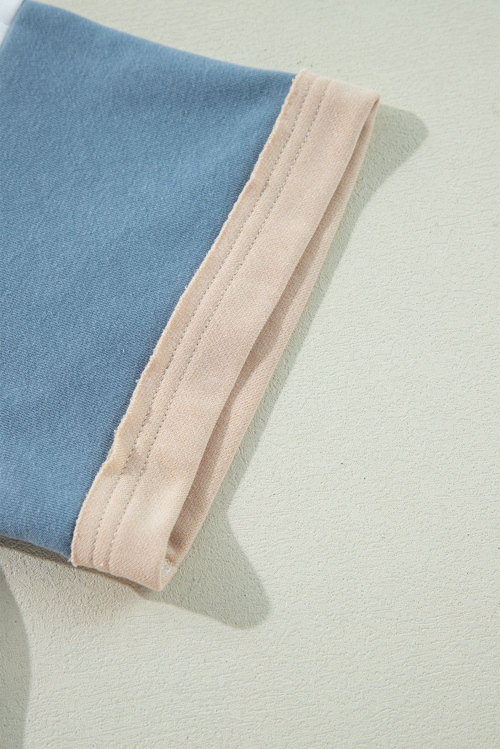 Colorblock Patchwork Side Split Tunic T Shirt