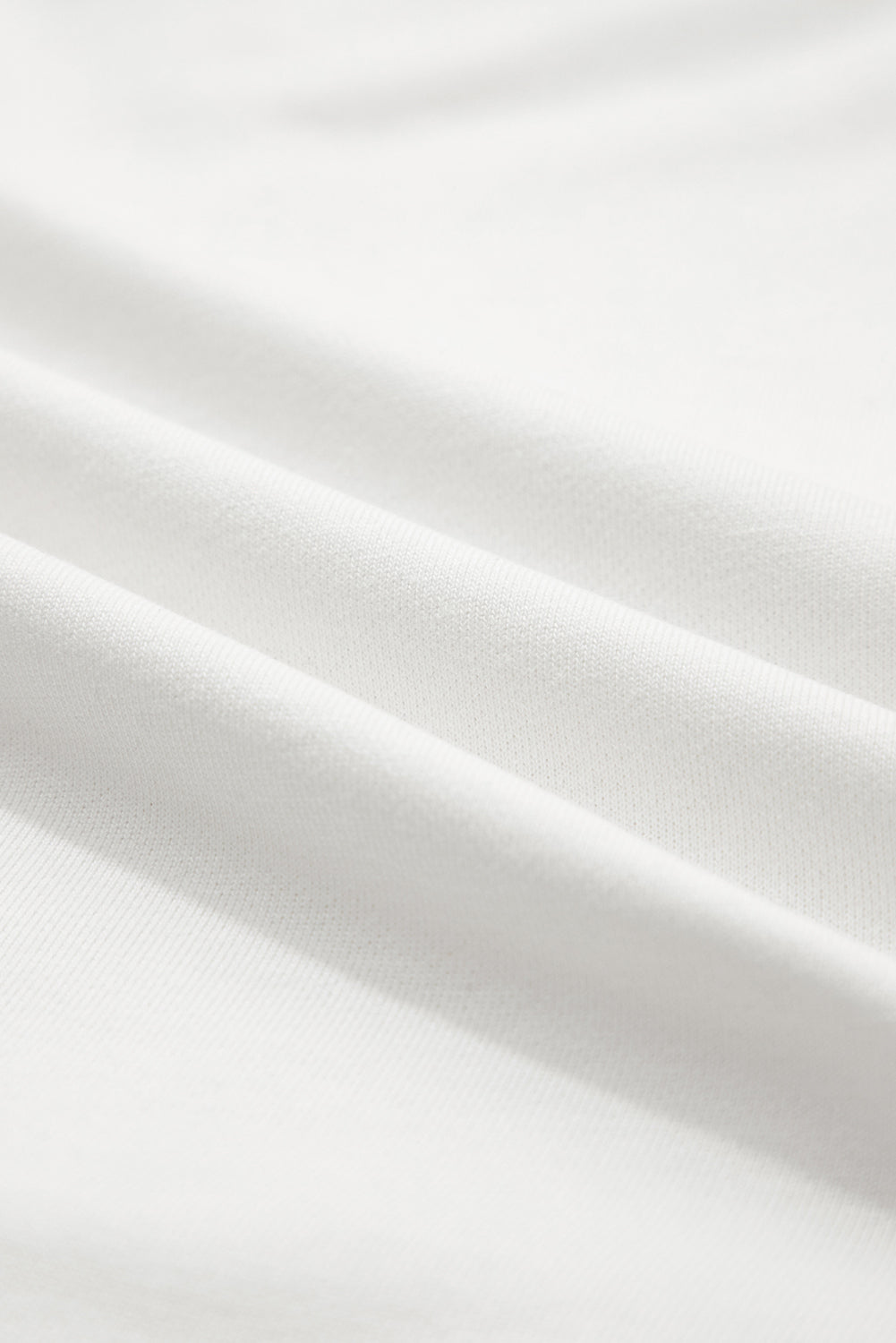 White Exposed Seam Detail Color Block Patch Pocket Drop Shoulder Sweatshirt